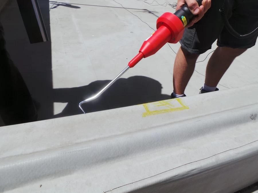 HDPE Liner Insatallation 15 Seam Testing